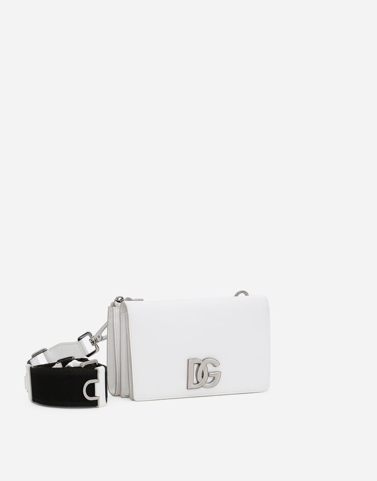 Calfskin nappa minibag with DG logo - 3