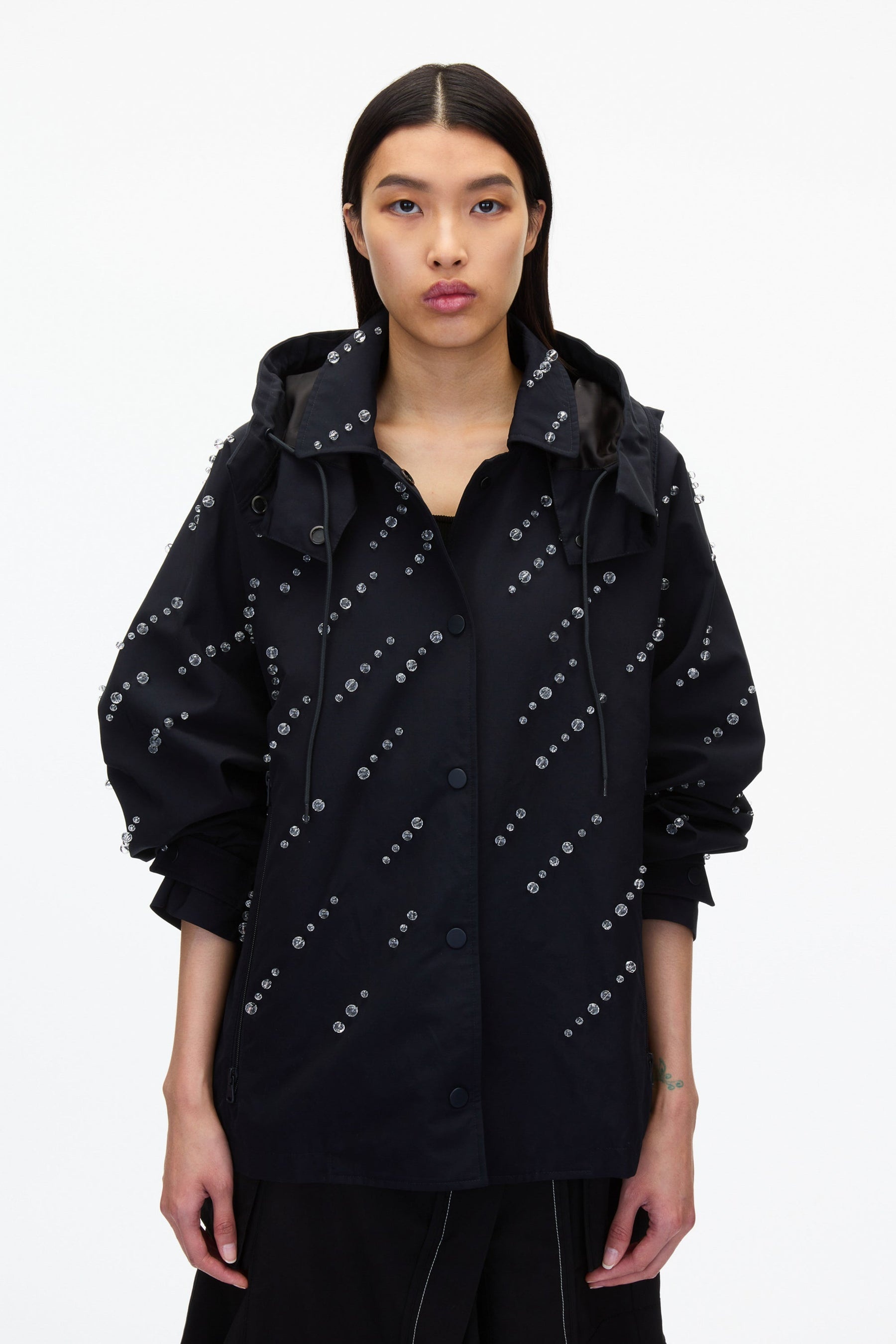 Rainfall Embroidered Anorak - 5