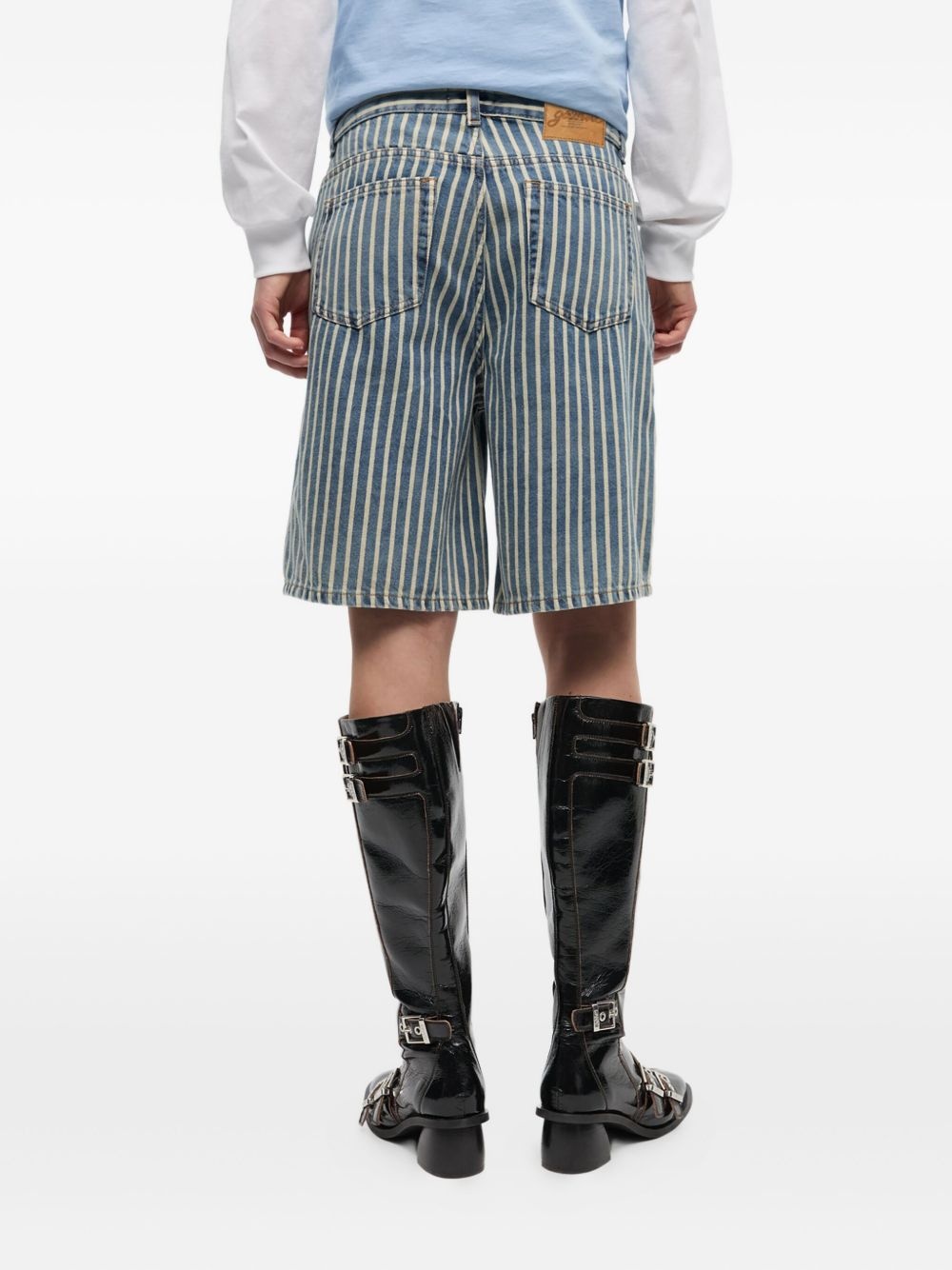 striped shorts - 4