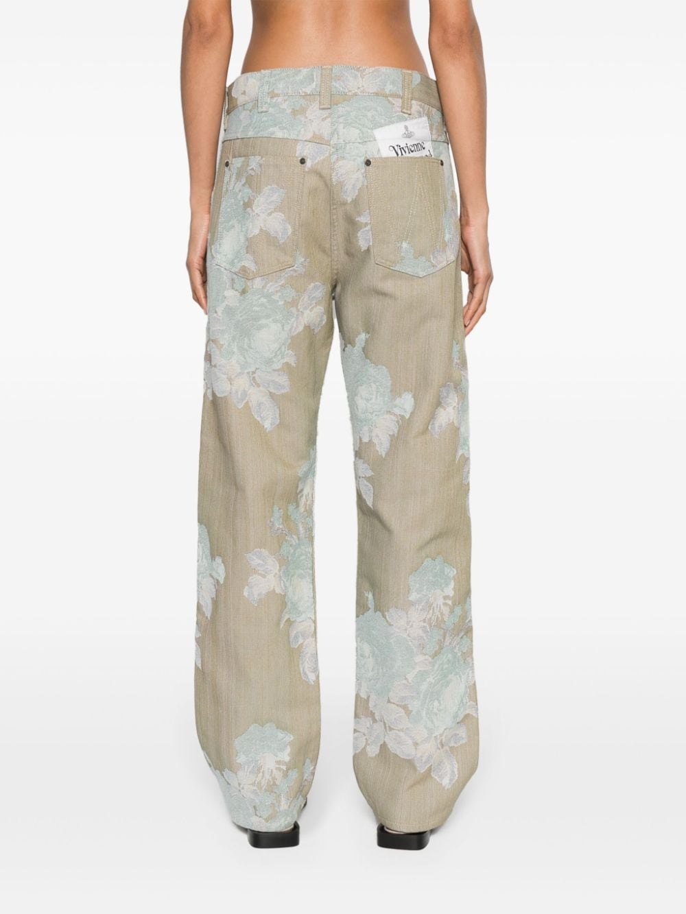 Ranch high-rise straight jeans - 8