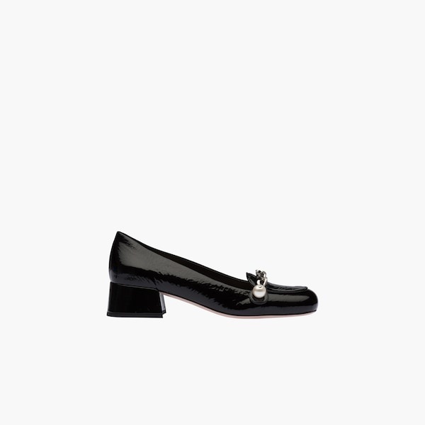 Patent leather loafers - 6