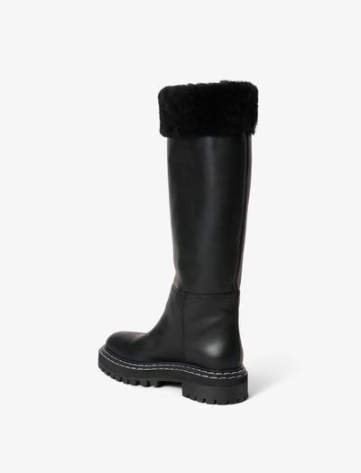 Proenza Schouler Lug Shearling Tall Boots outlook