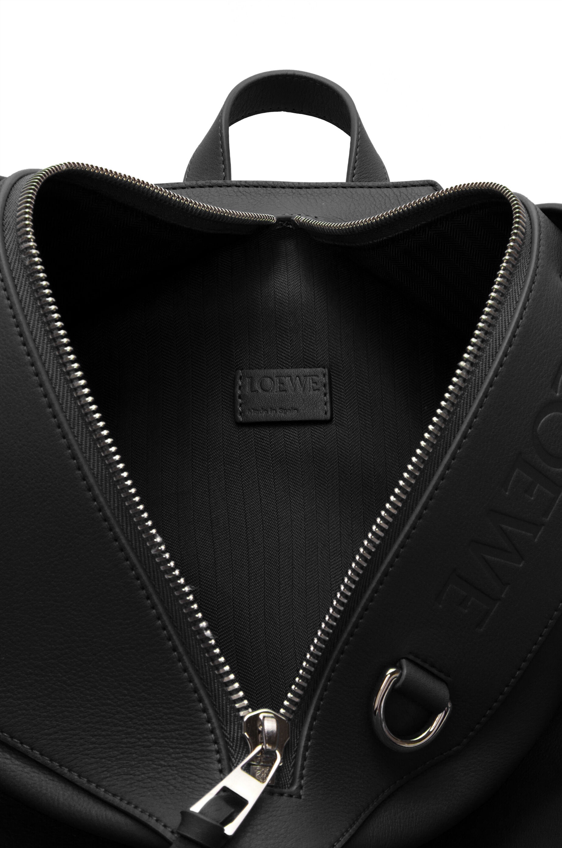 Small Convertible Backpack in Nylon and Calfskin - Loewe - Man