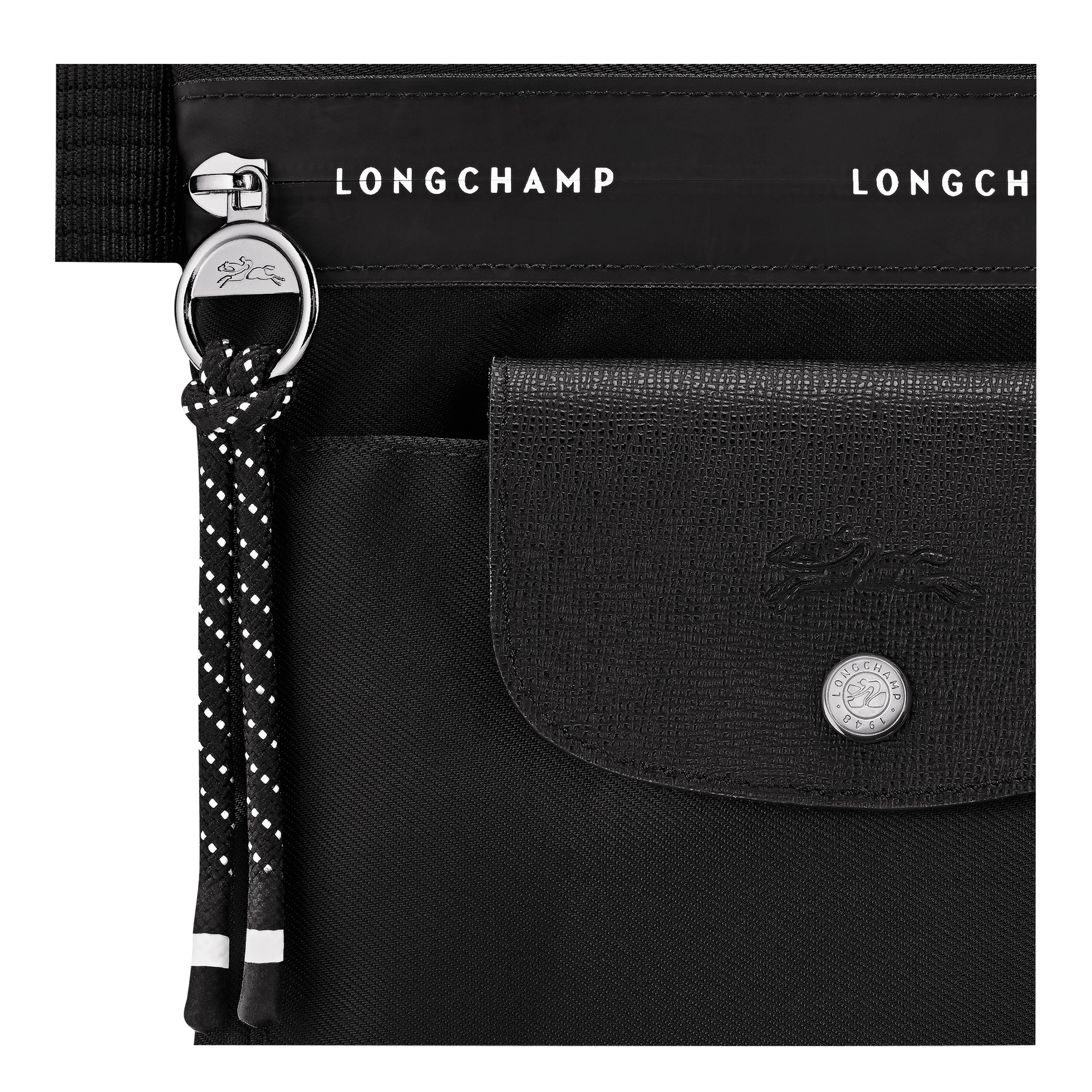 Le Pliage Energy L Crossbody bag Black - Canvas - 5