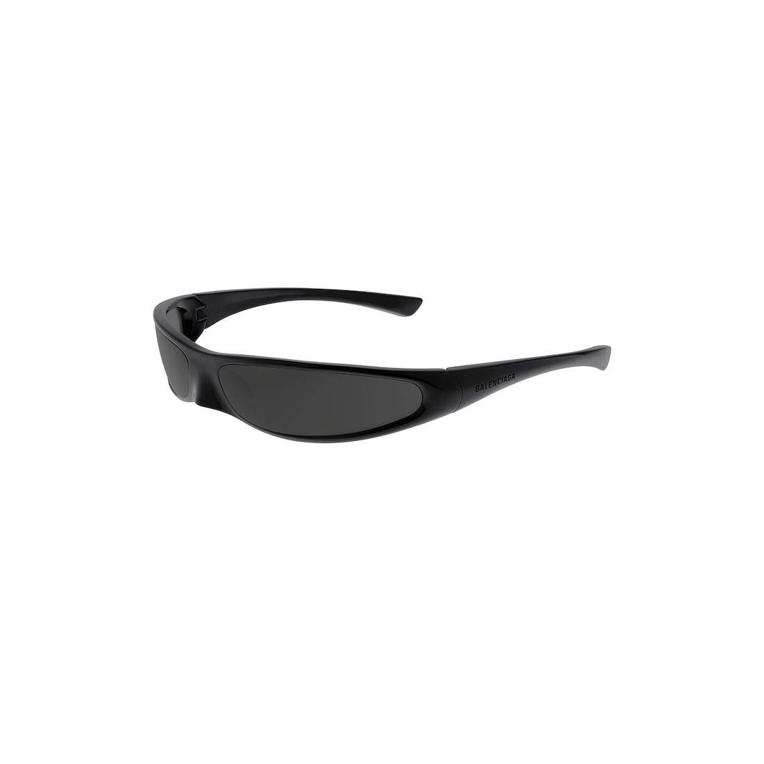 Blade Rectangle Sunglasses  in Black - 4