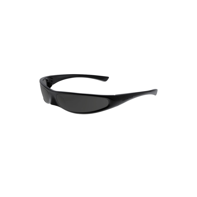 Blade Rectangle Sunglasses  in Black 4