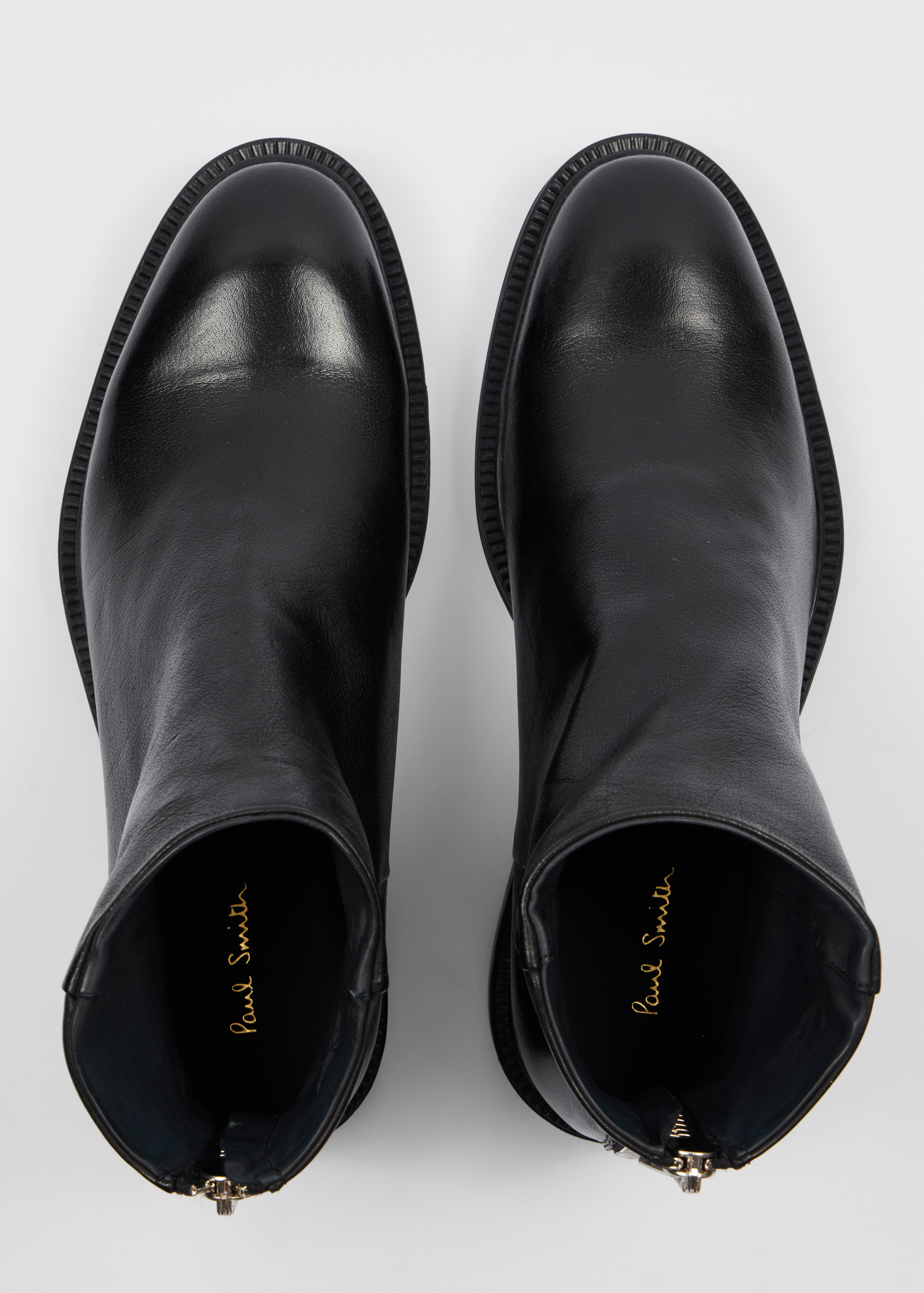 Black Leather 'Nik' Boots - 5