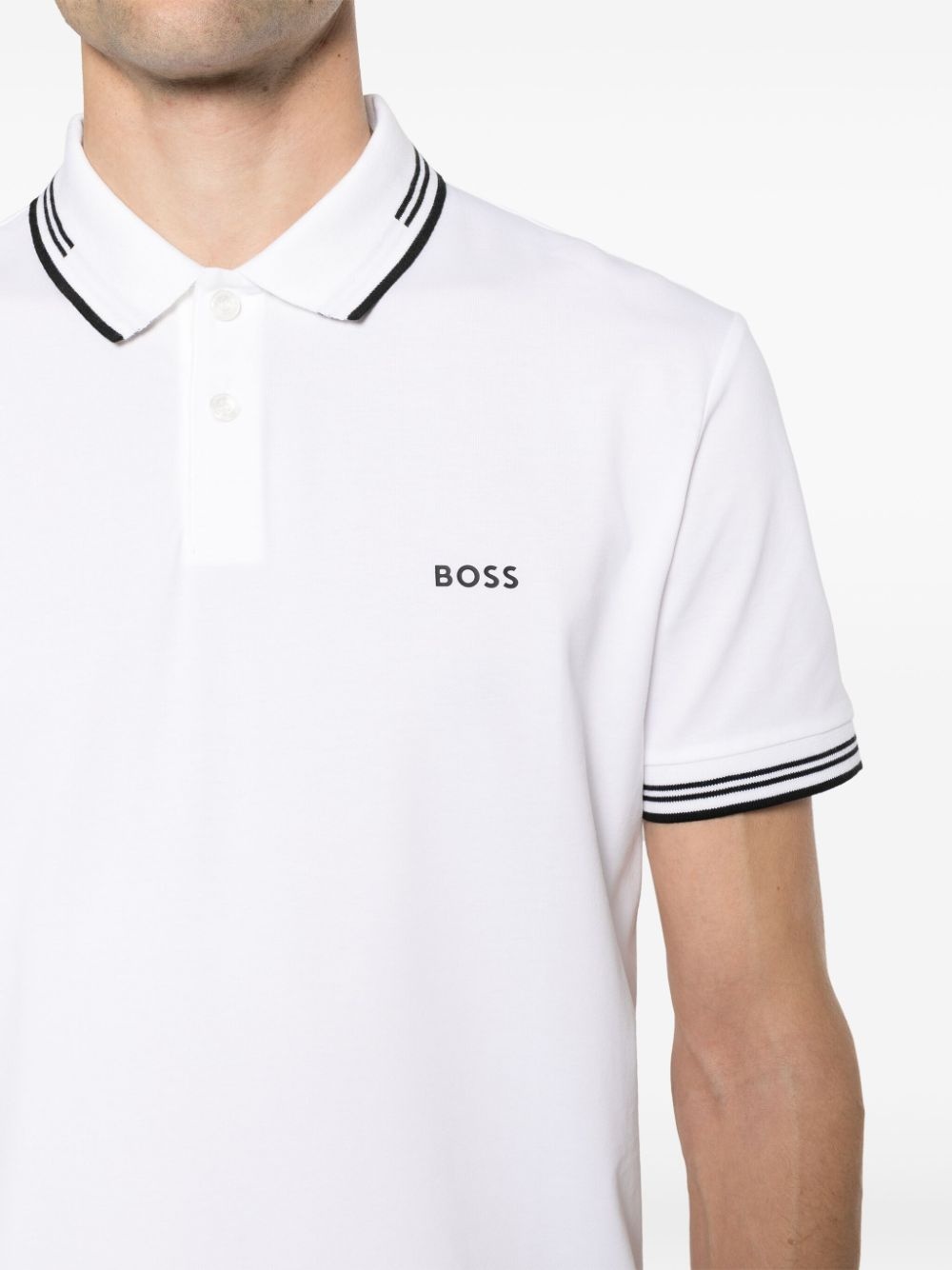 logo-print polo shirt - 5