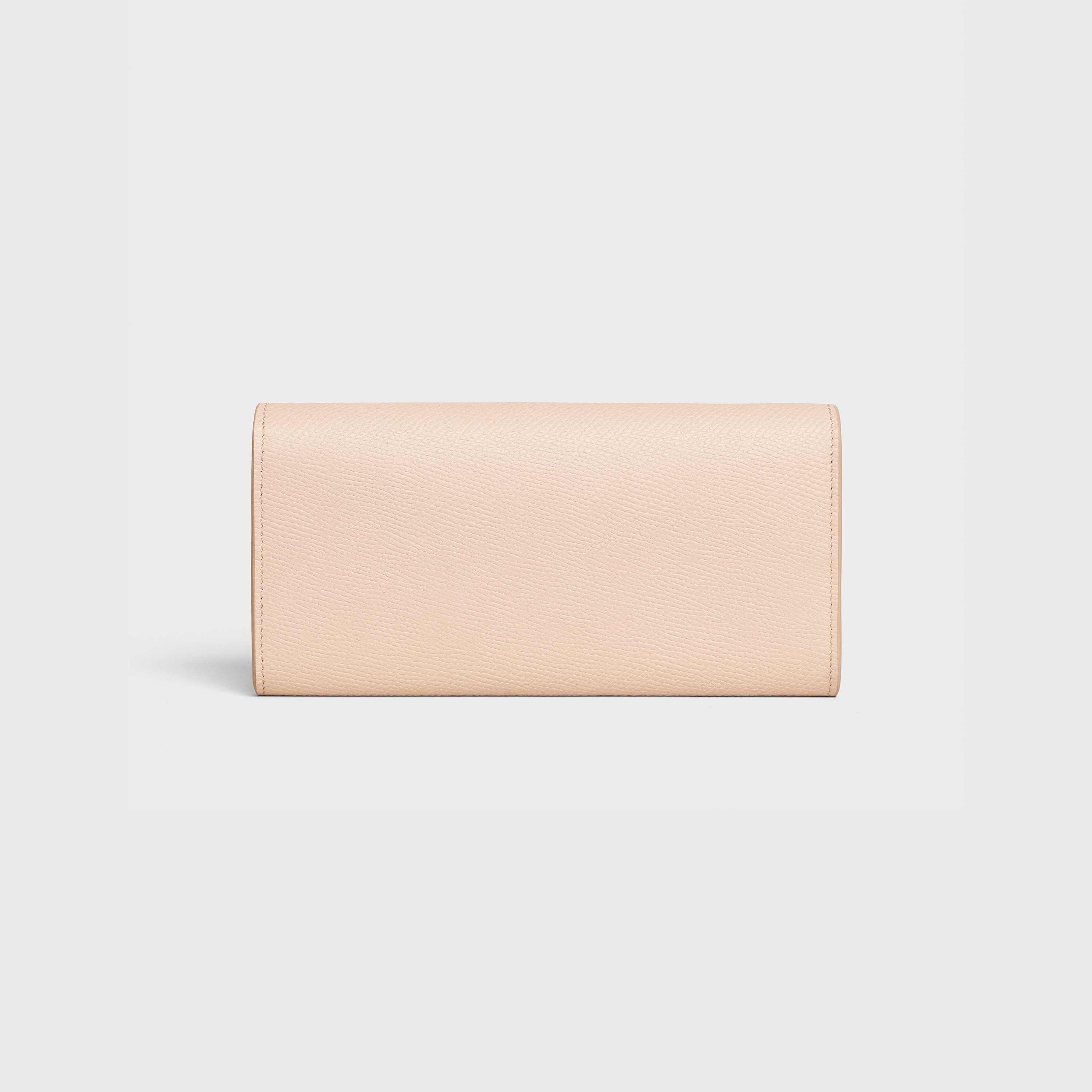 Large flap wallet in Grained calfskin - 3