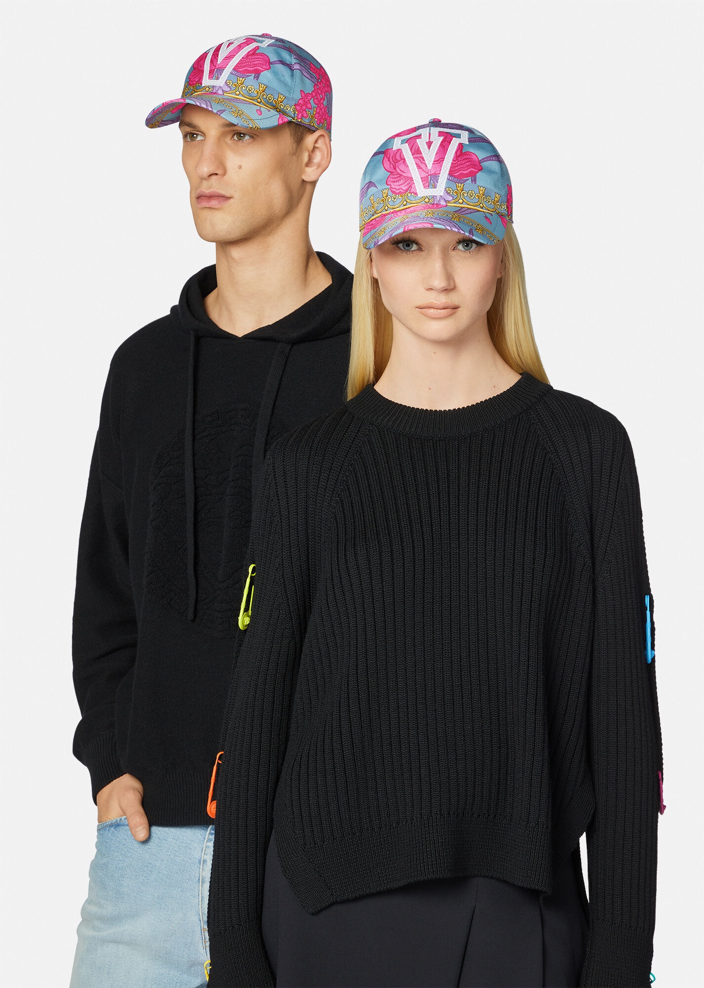 Acid Bouquet Silk Baseball Cap - 2