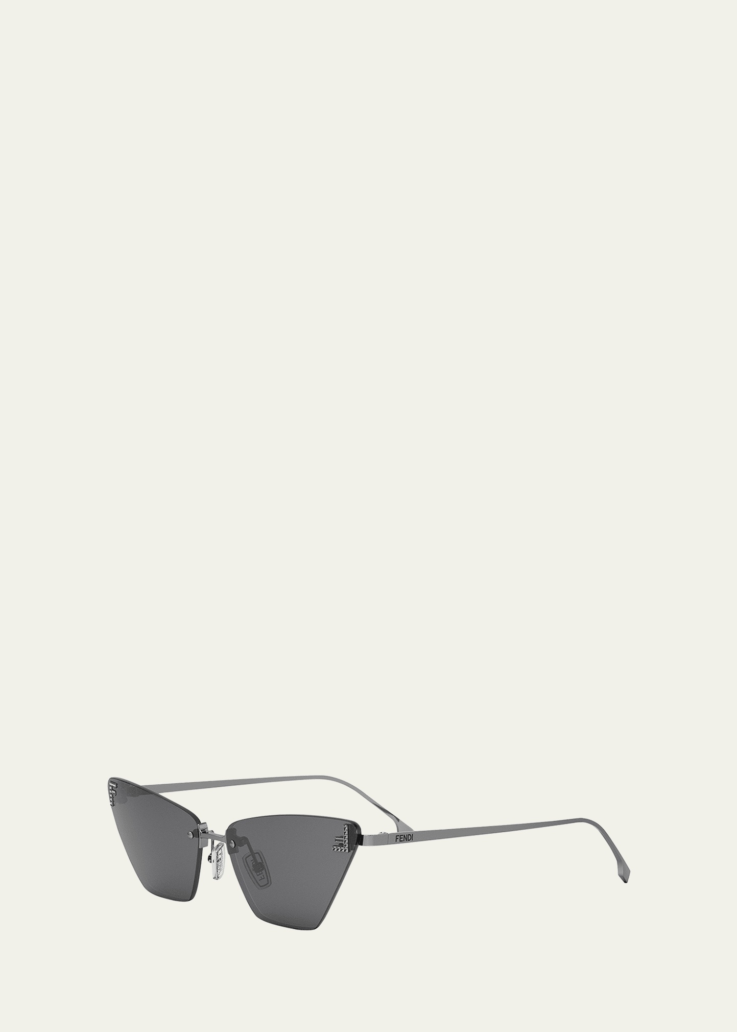 FE4160US Cat-Eye Crystalized Logo Sunglasses - 2