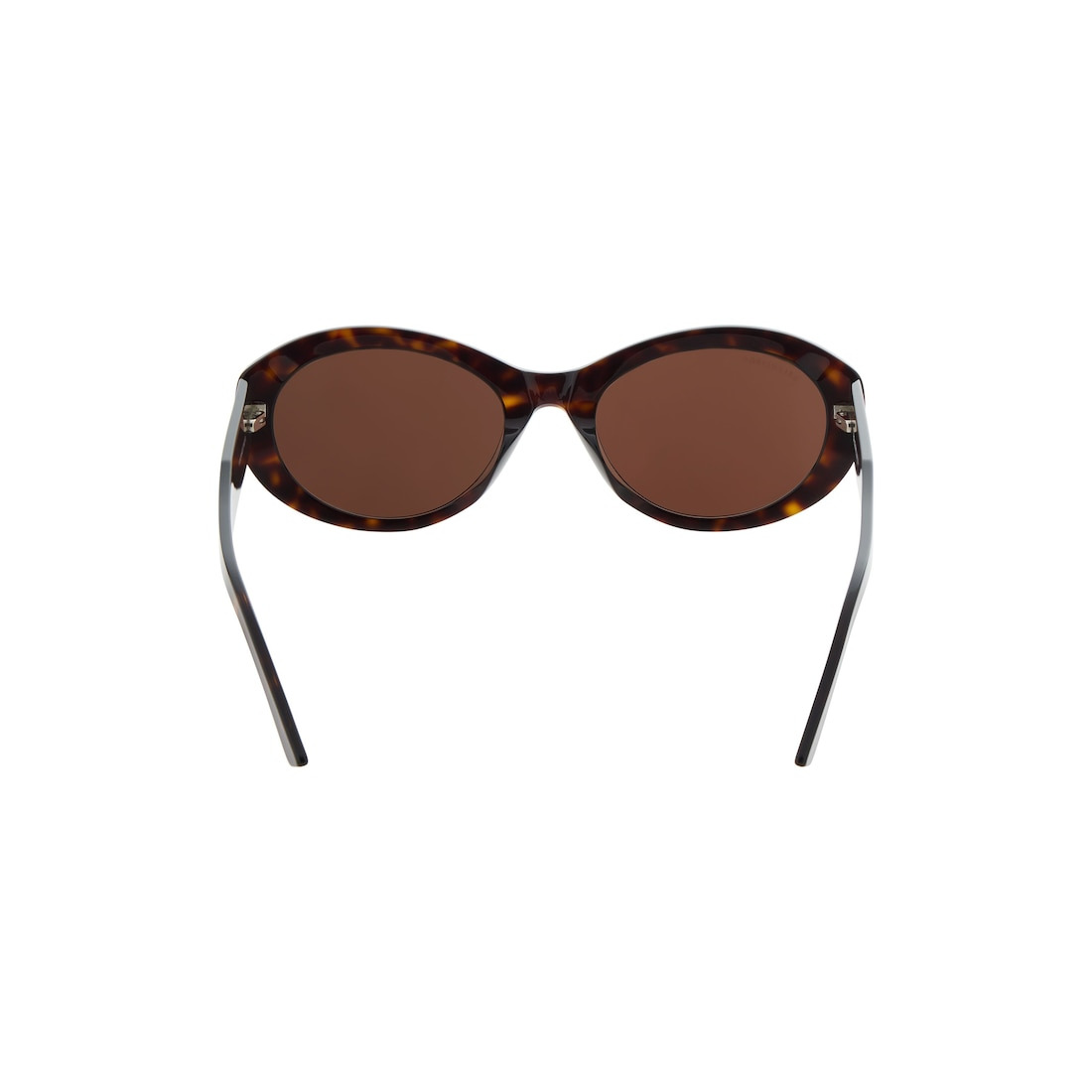 Flat Oval Sunglasses in Havana - 2