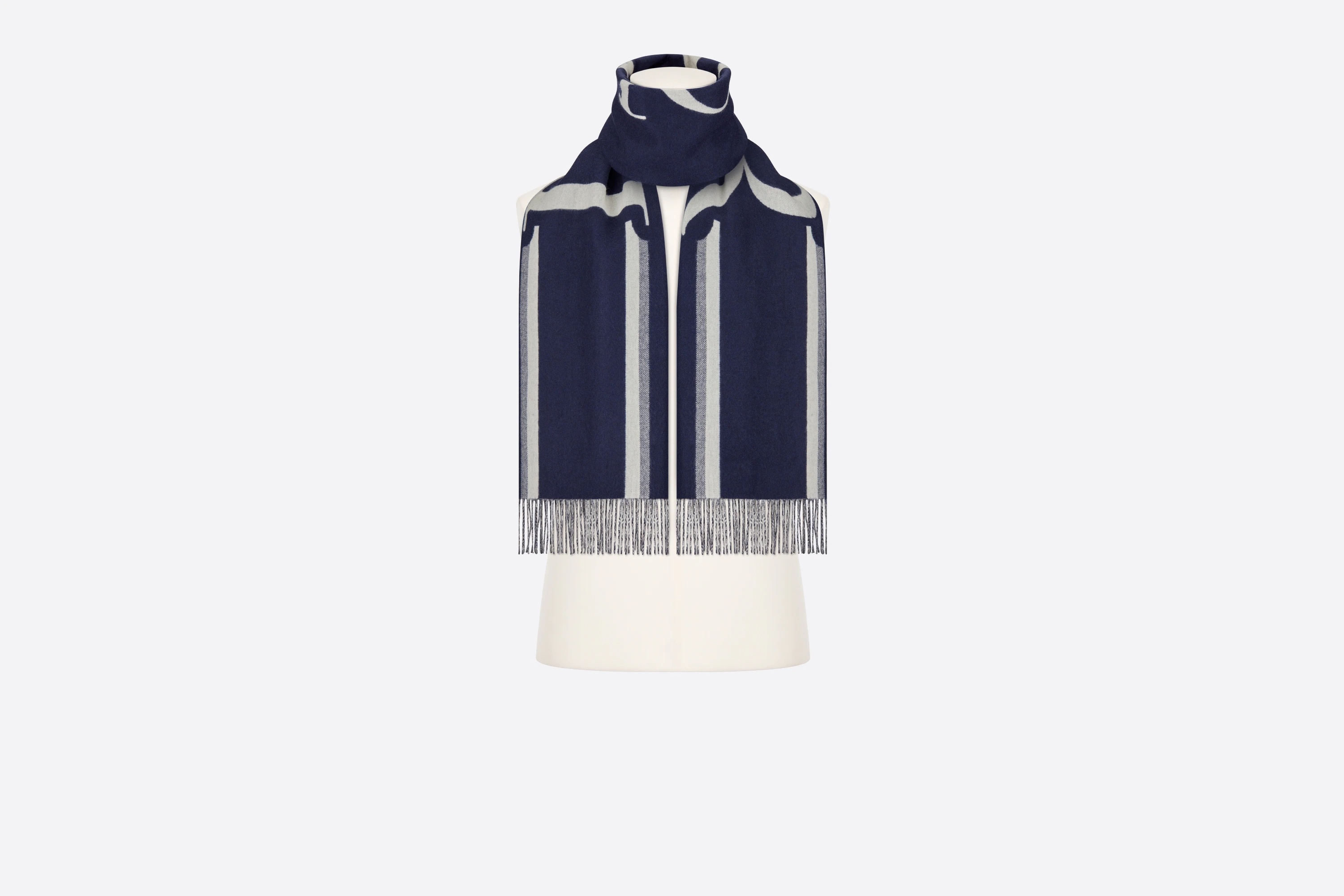 Scarf with 'DIOR' Band - 4