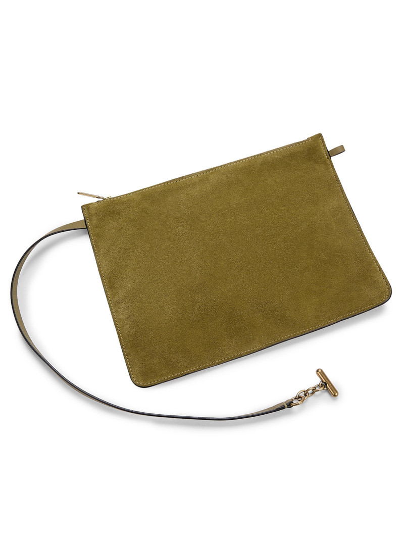 Women's Adria Leather Tote Bag - Olive 5