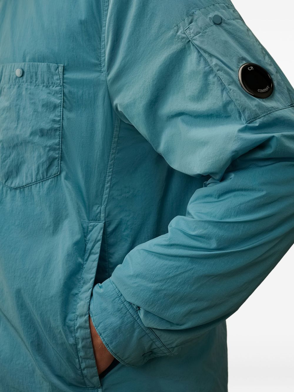 pocket-detail overshirt - 5