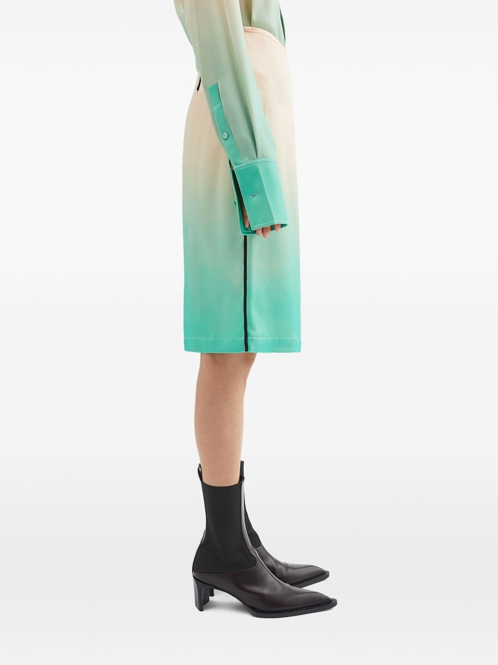 gradient-effect skirt - 3