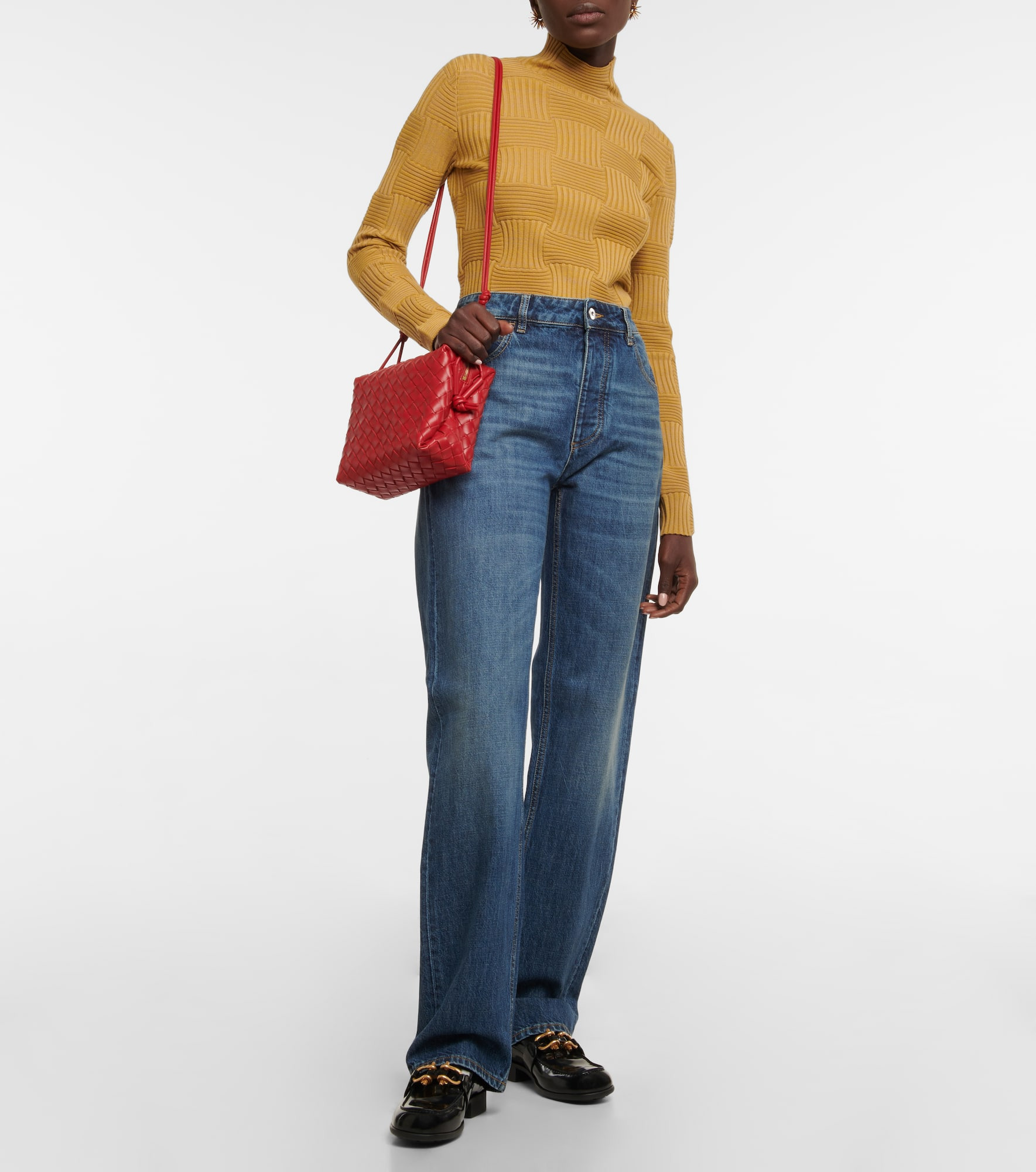 High-rise straight jeans - 2