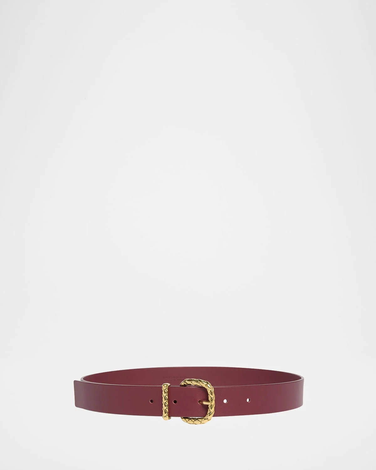 Coaxial Leather Belt - 1
