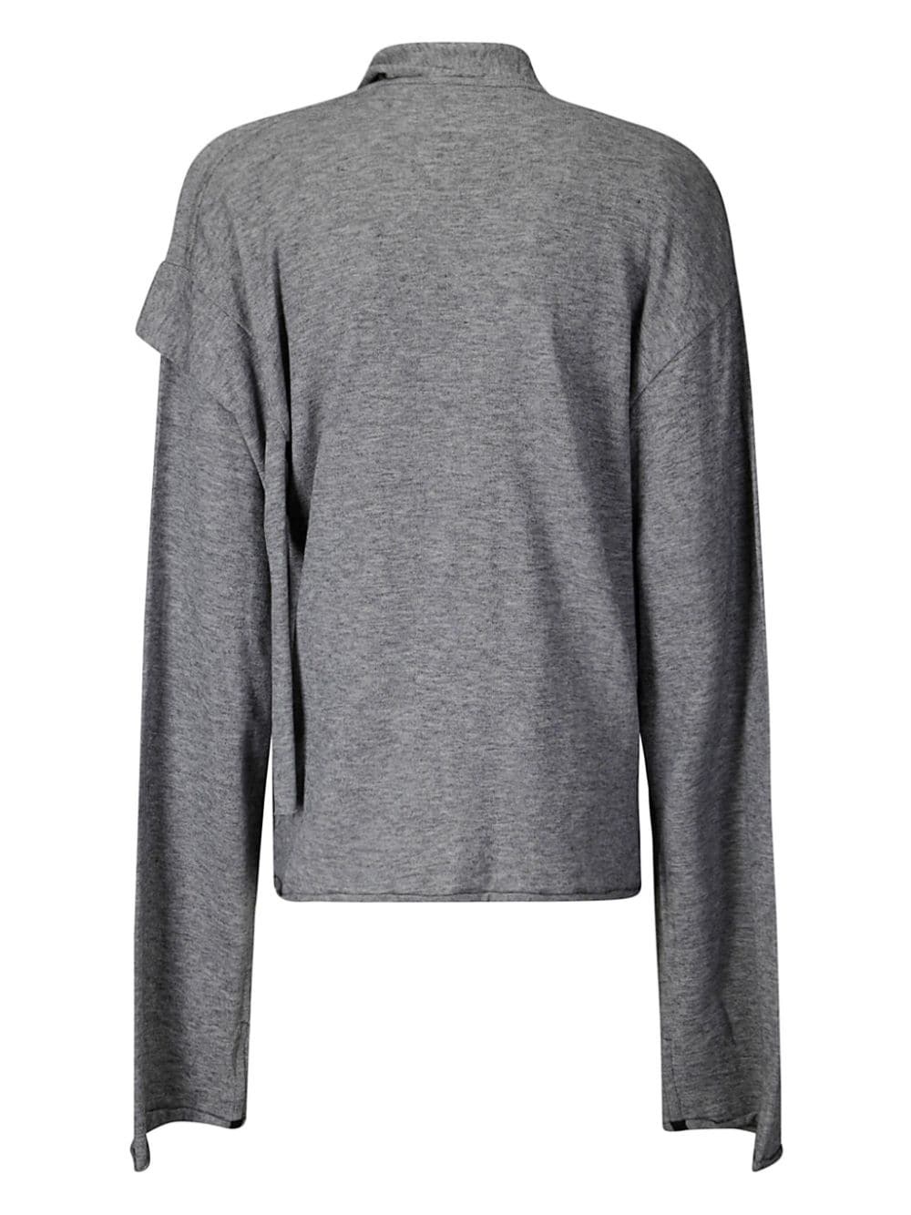 strap detailing knit top - 2