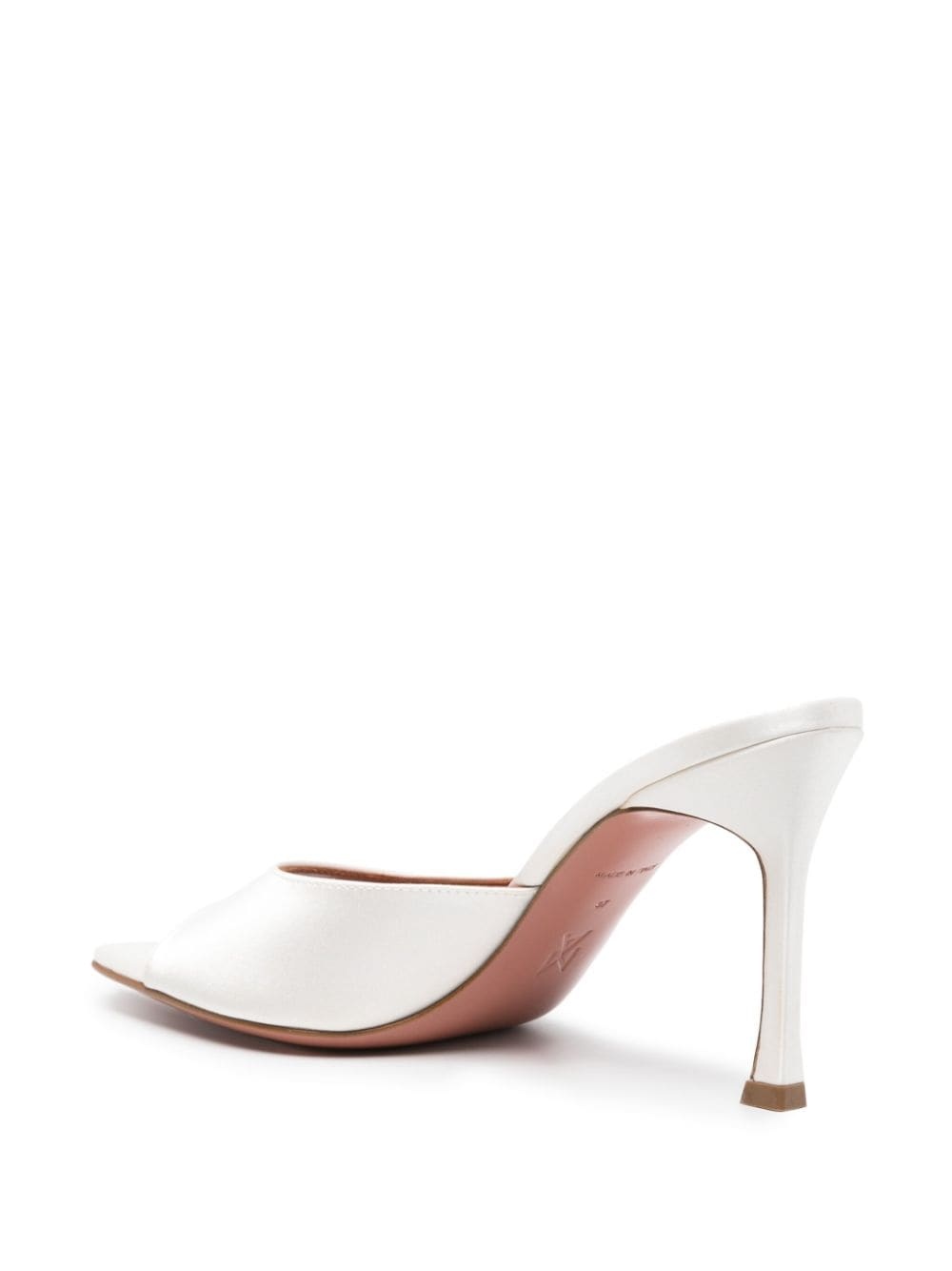 Alexa 105mm satin mules - 3