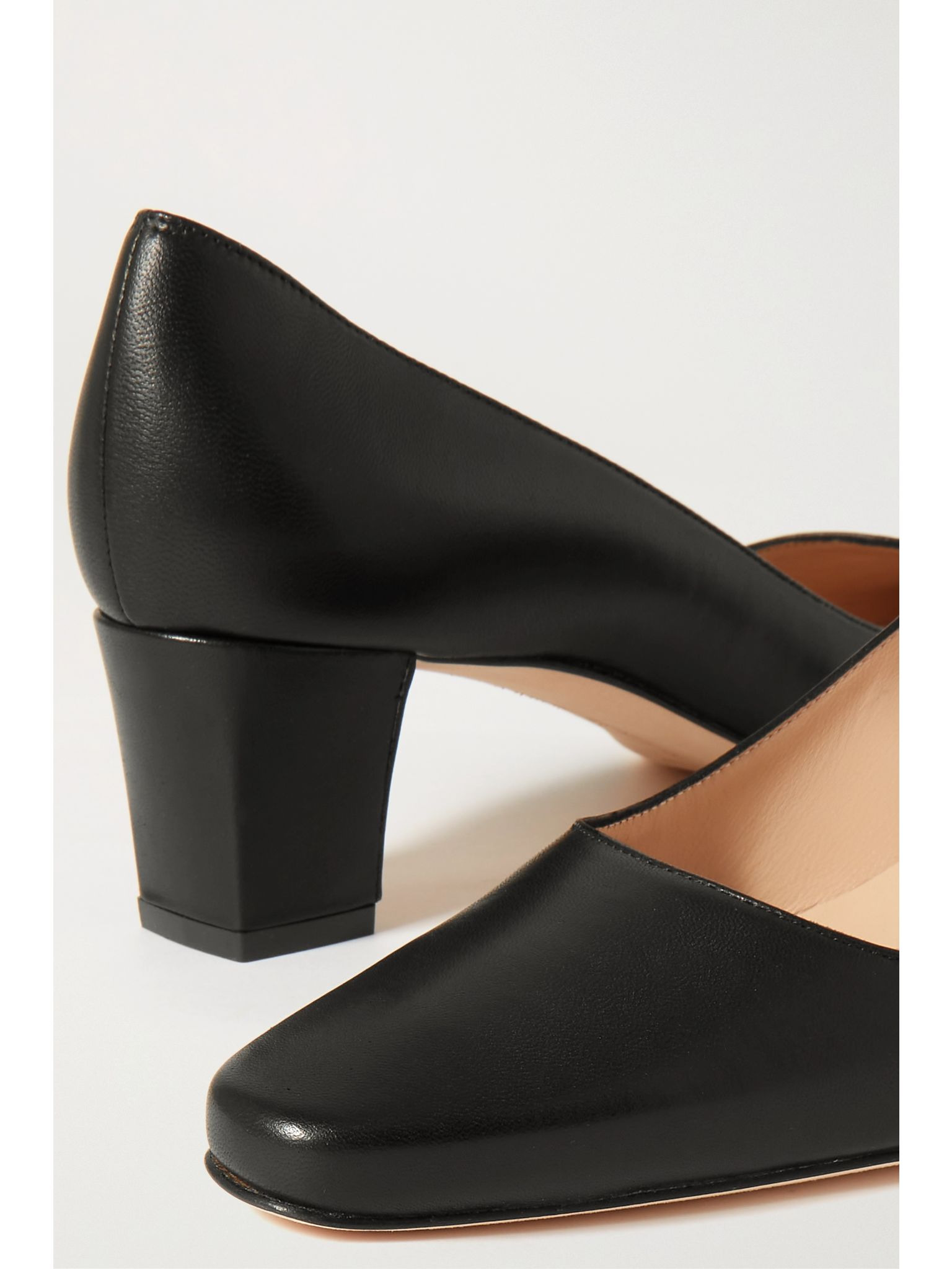 Okkatopla 50 leather pumps Black - 4