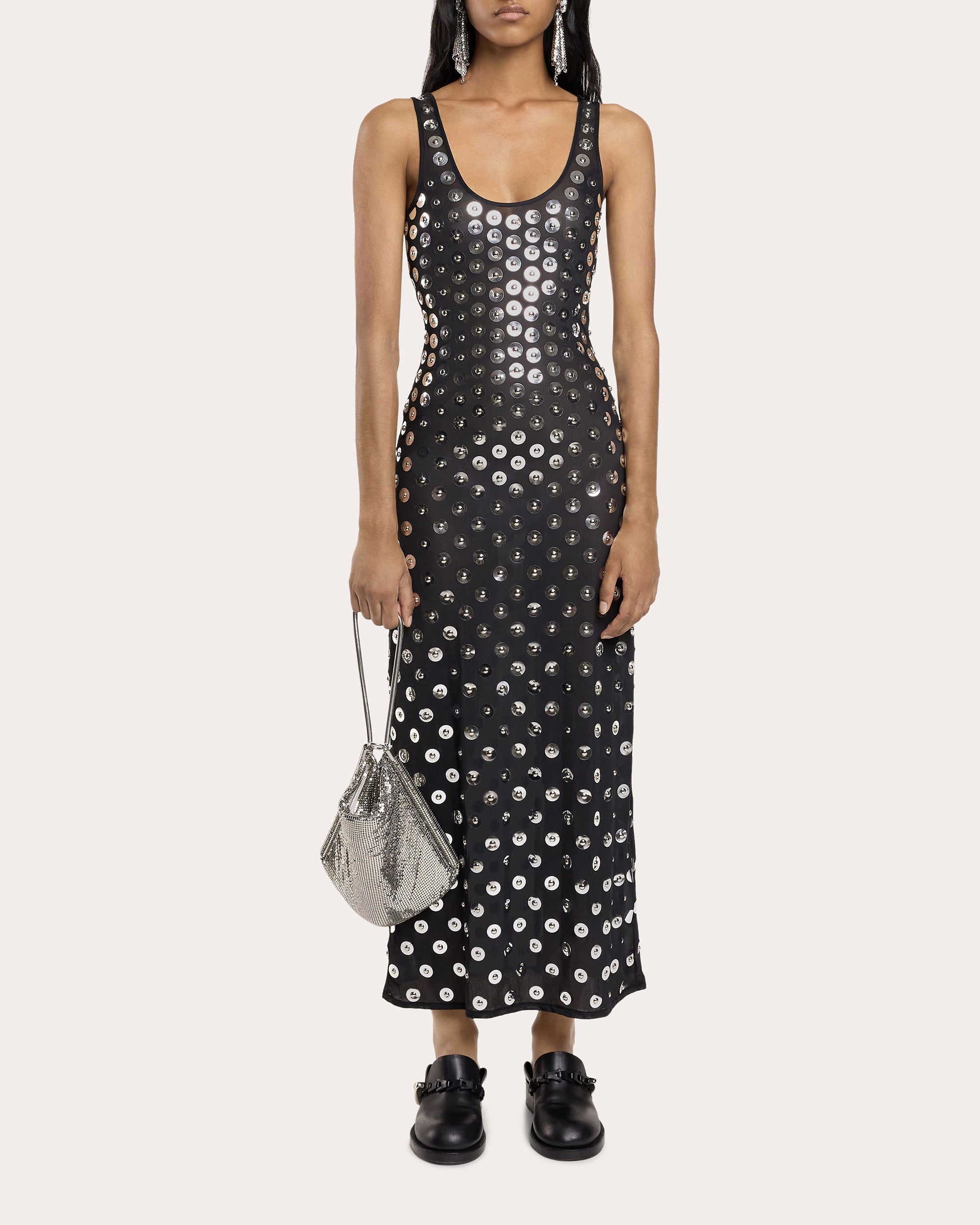 Smocked Printed Crepe Maxi Dress - 2