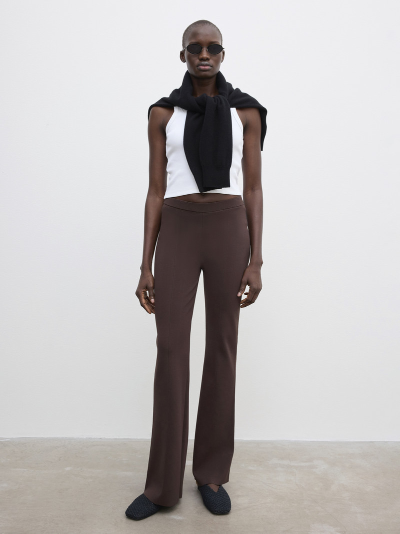 House of Dagmar Slim knitted trouser outlook