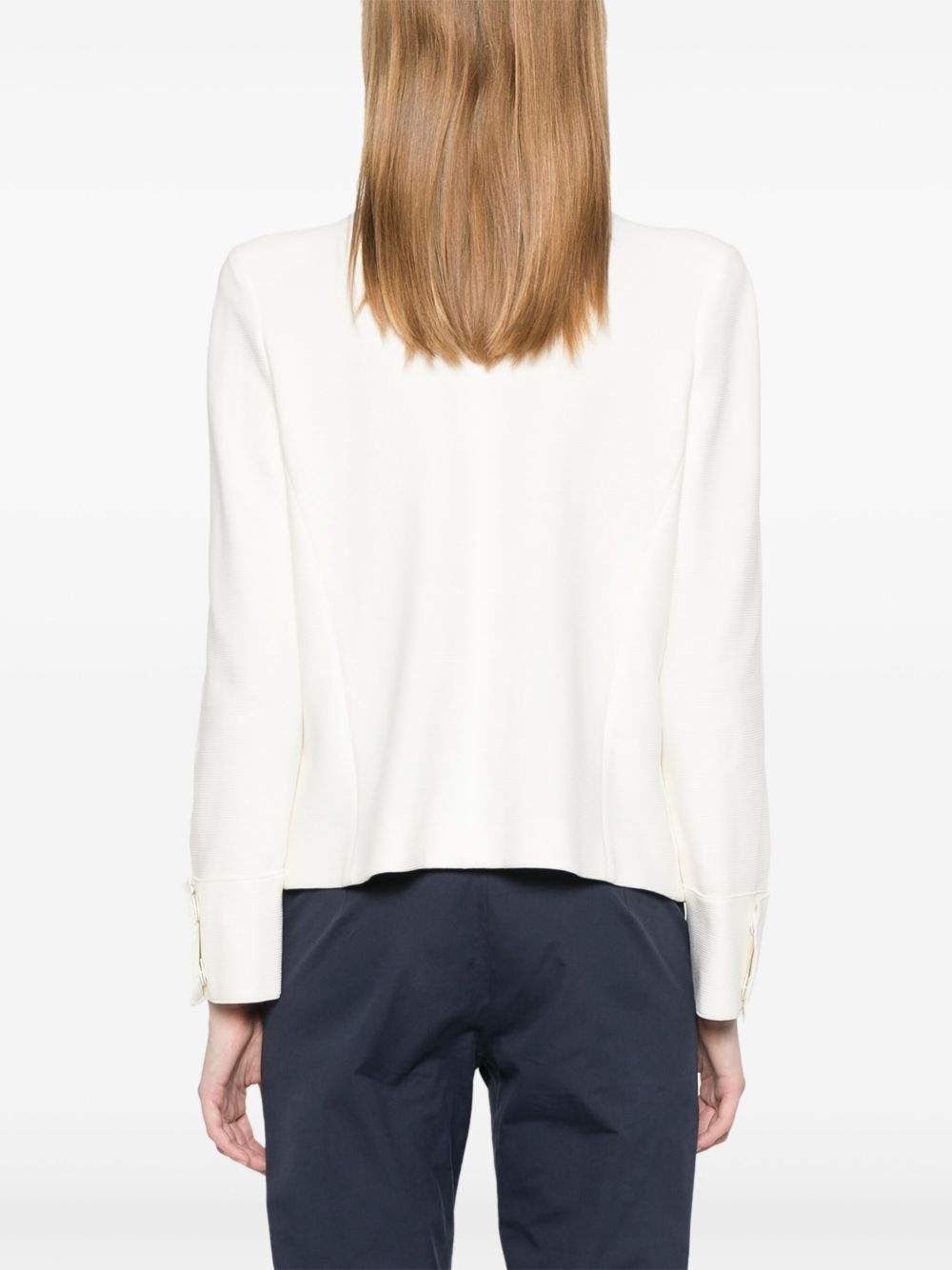 Ottoman-jersey jacket - 4