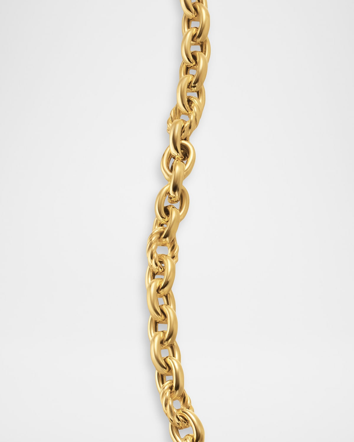 DY Mercer Petite Chain Bracelet in 18K Gold, 4.5mm - 6