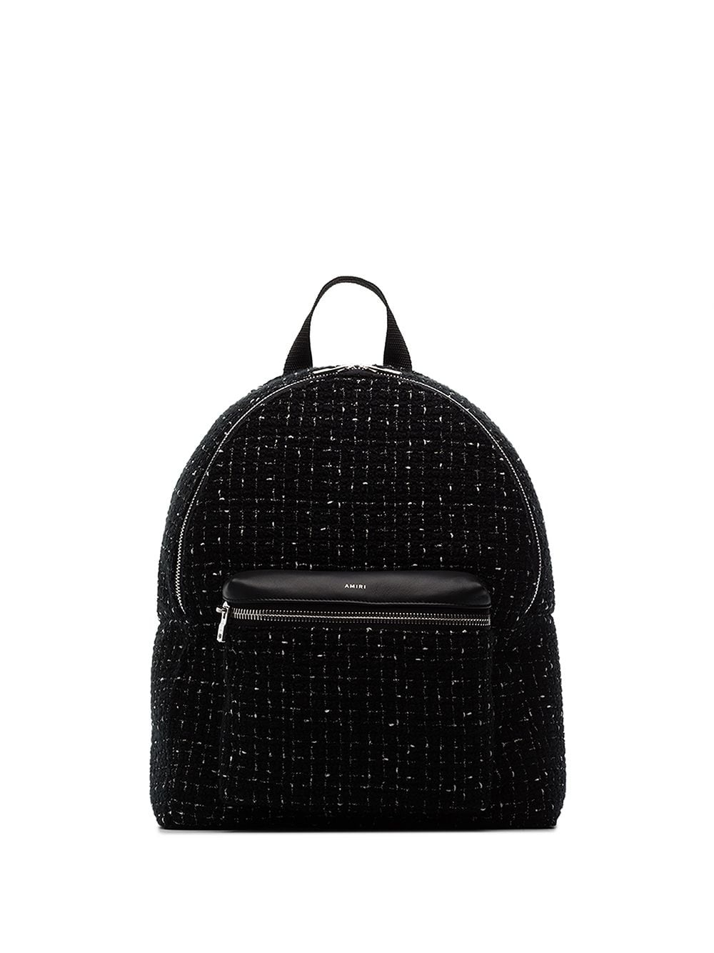 bouclé-checks backpack - 1