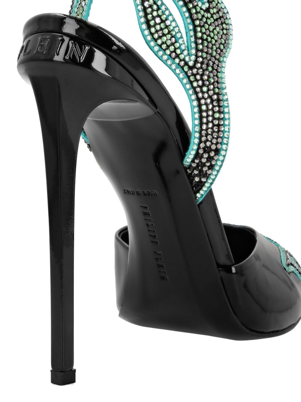 120mm flame-detail pumps - 3