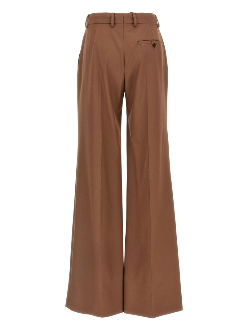 Stella McCartney pleated flared trousers outlook