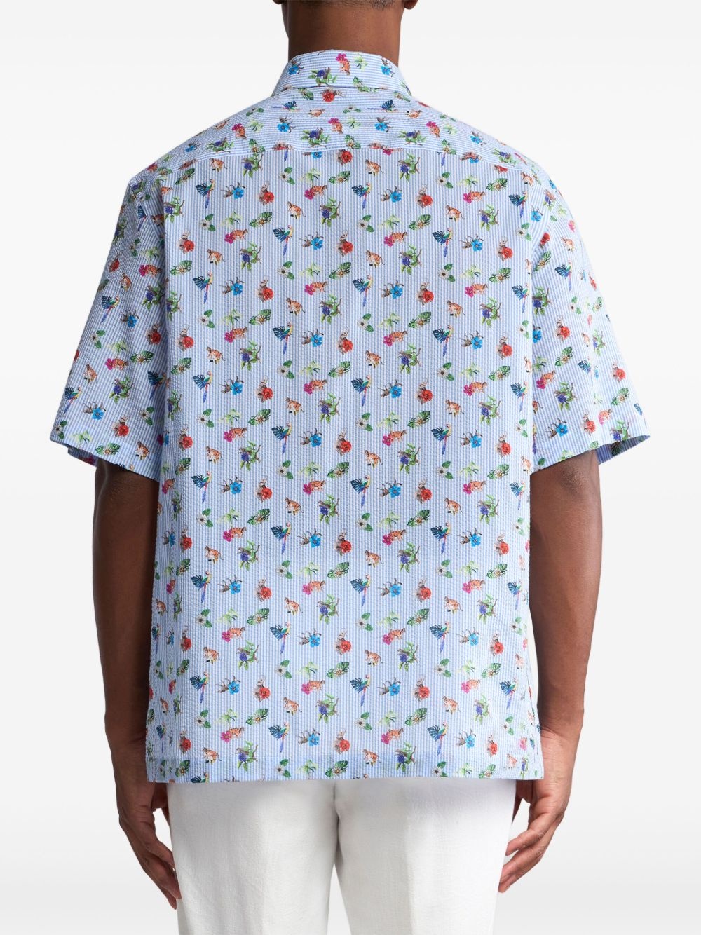 floral-print shirt - 4