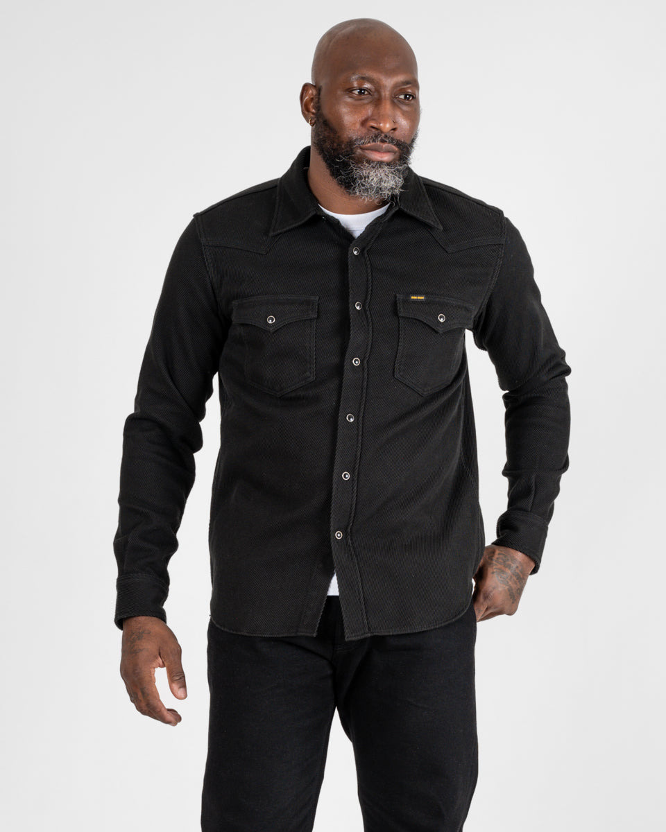 IHSH-234-BLK Kersey Western Shirt - Black - 2