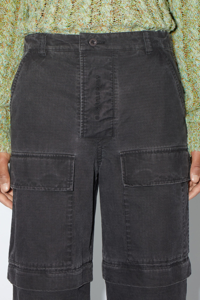 Ripstop convertible trousers - Washed Anthracite 6