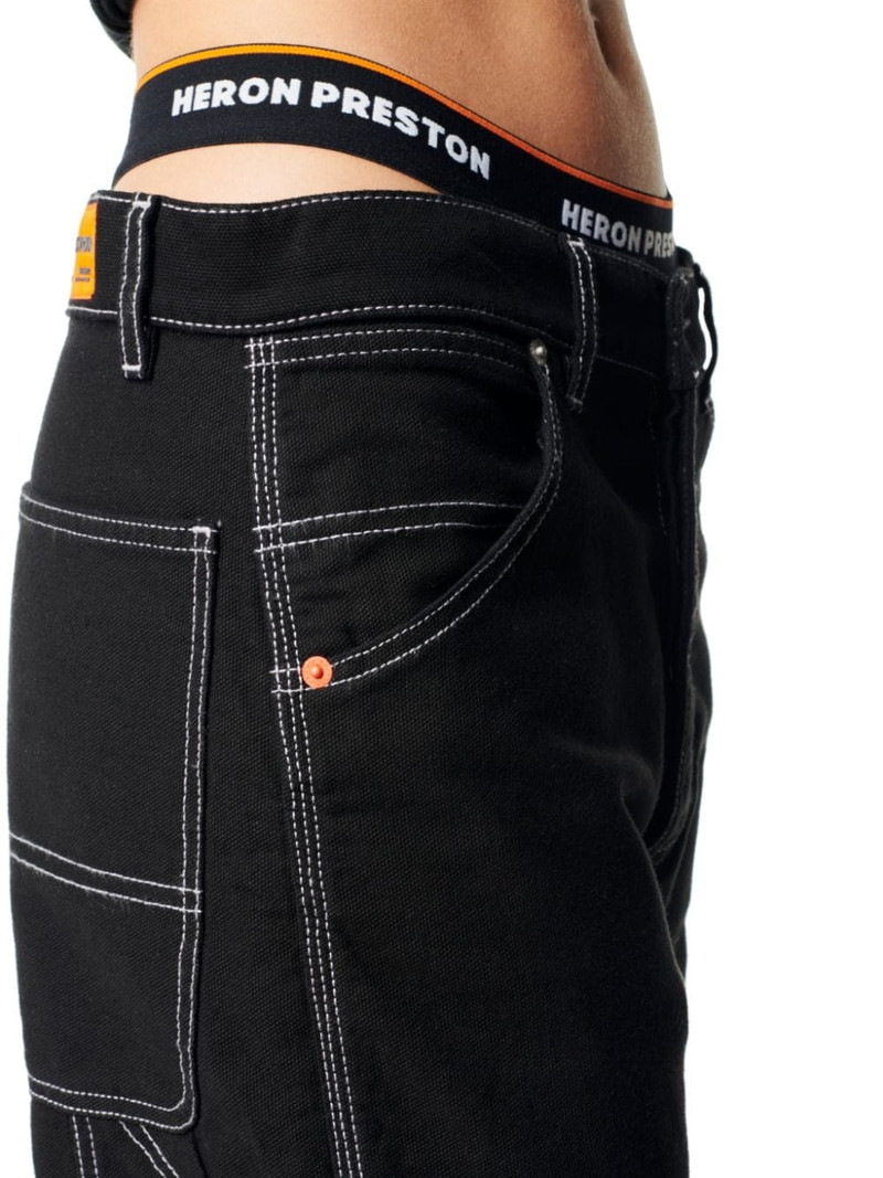 White Stitch Carpenter Pants 5