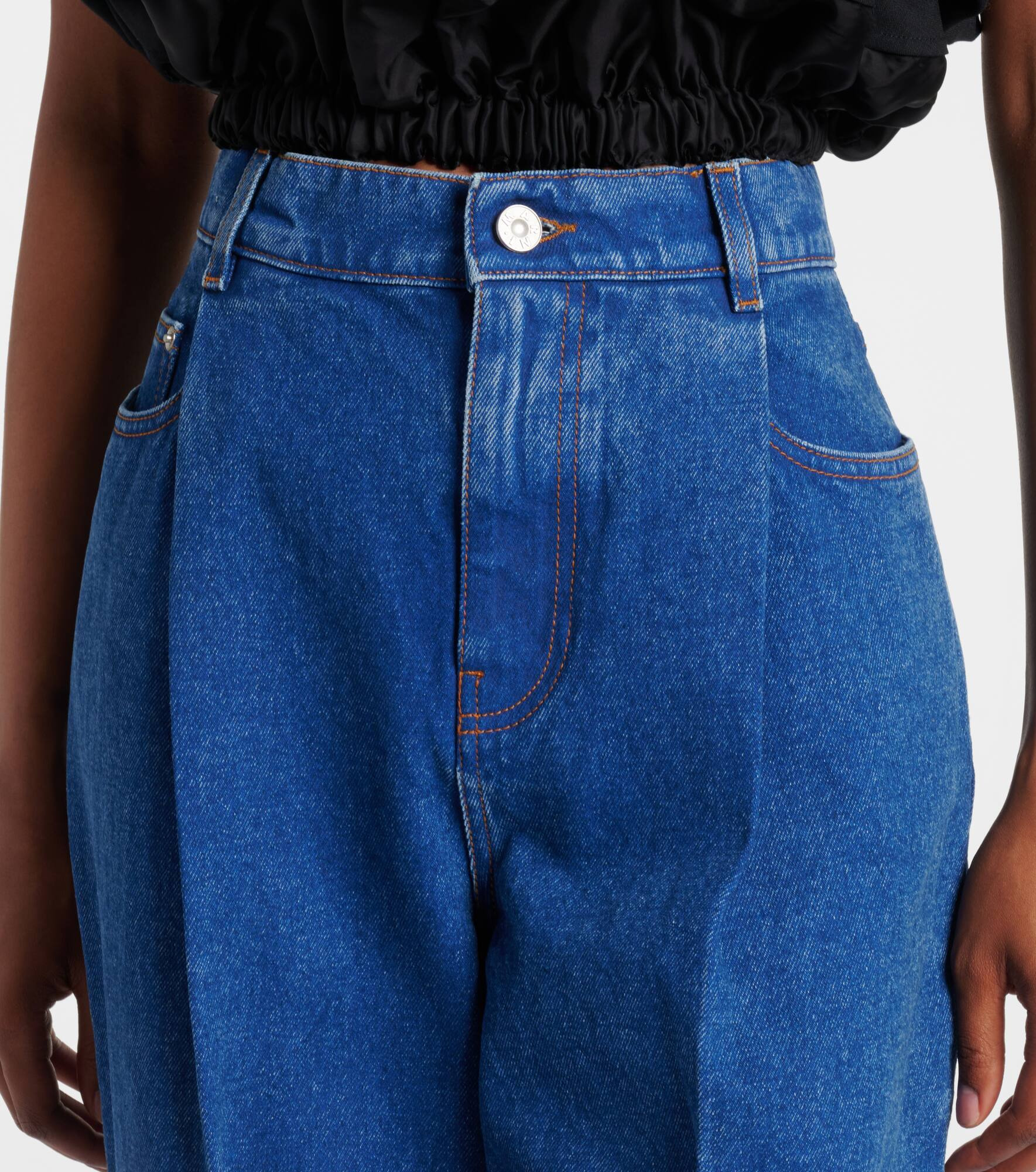 High-rise wide-leg jeans - 4