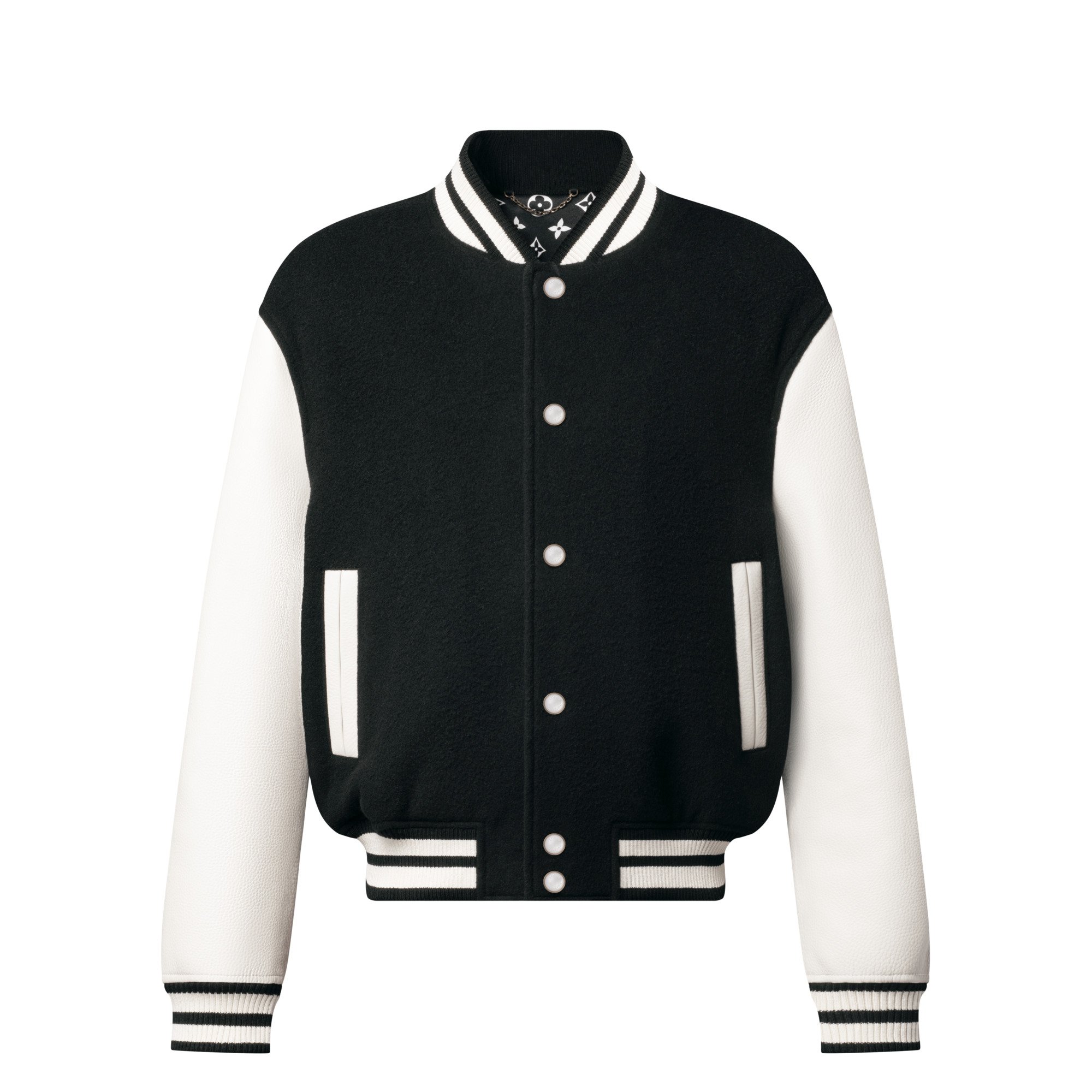 Leather Signature Varsity Jacket - 1