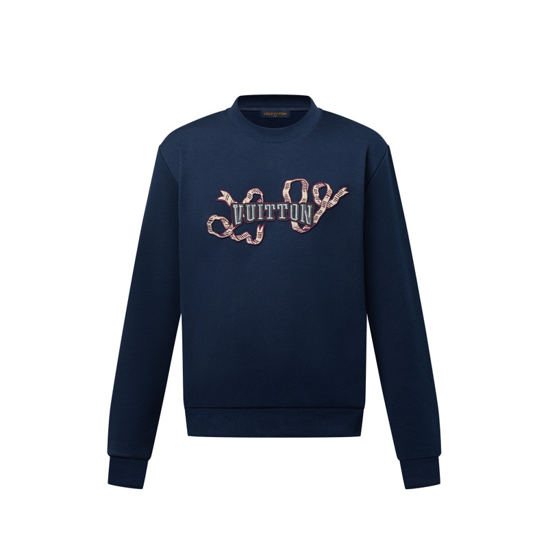 Embroidered Cotton Crewneck 1