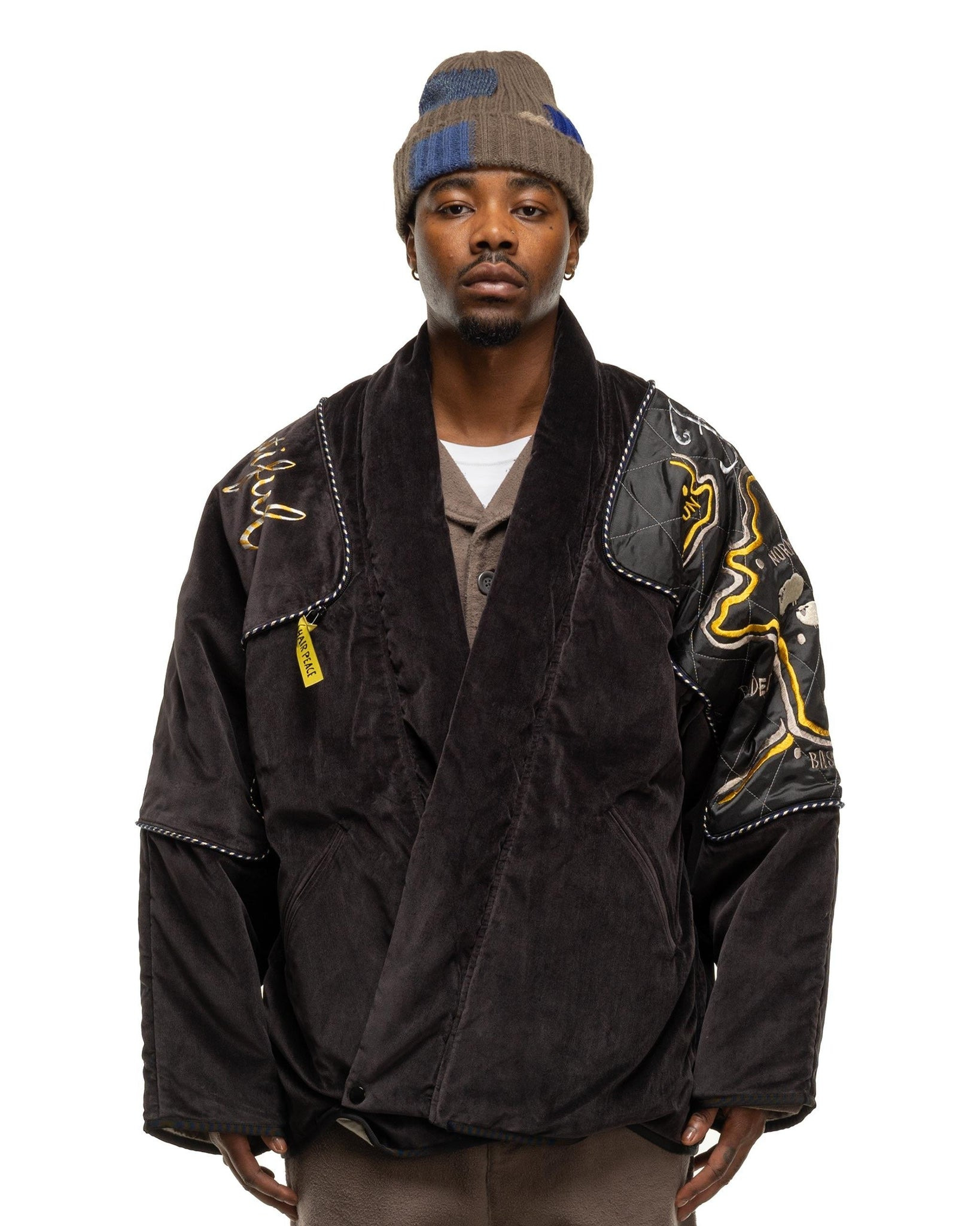 Velveteen KESA SHAM BOMBER JKT (Beautiful FRANCE) Black - 4
