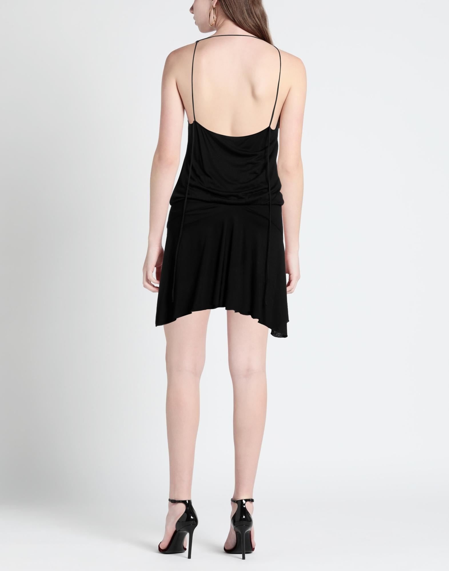 Black Women's Short Dress - 4