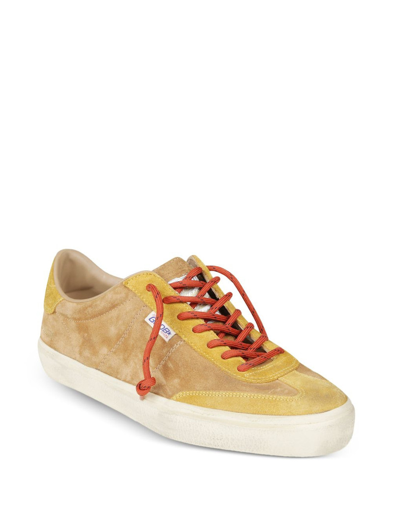 Golden Goose panelled sneakers outlook