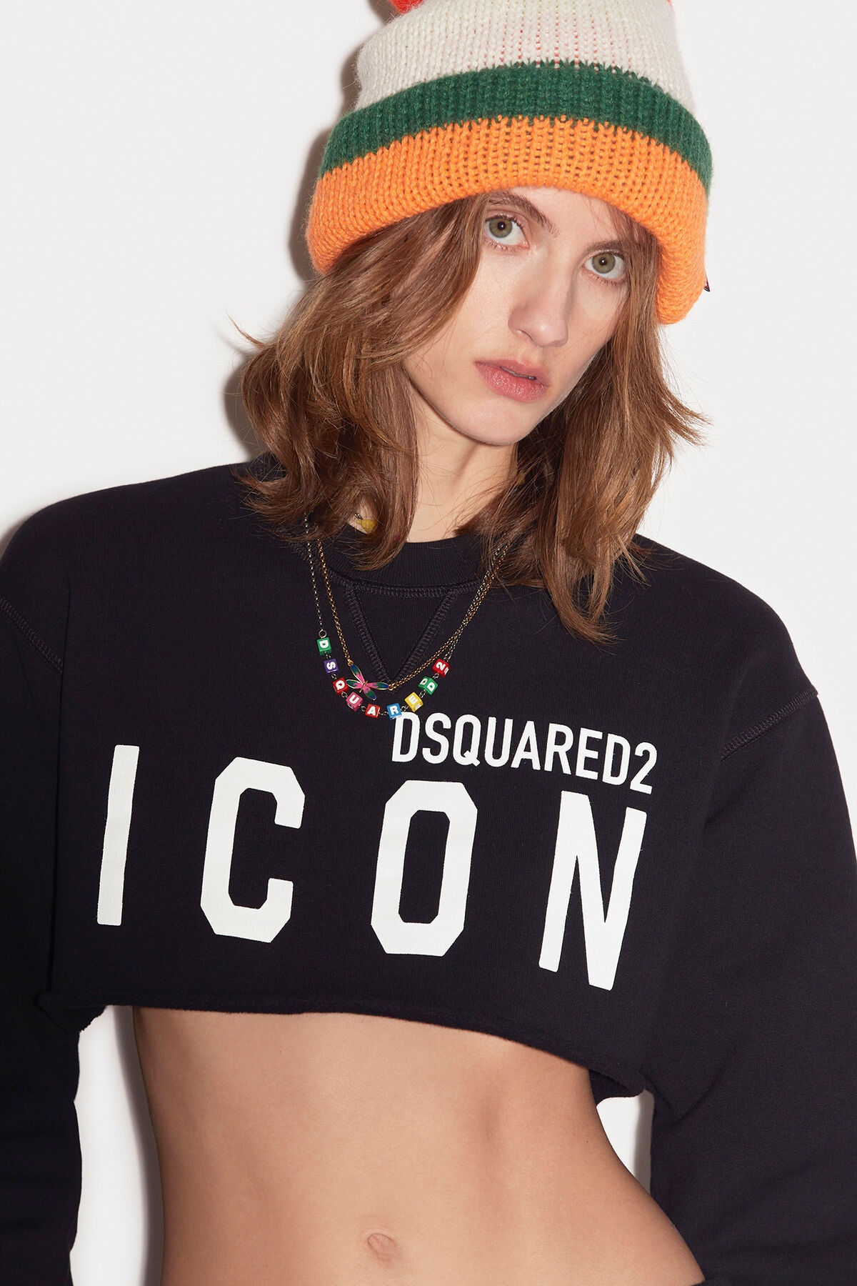 BE ICON COOL CROPPED SWEATER - 4