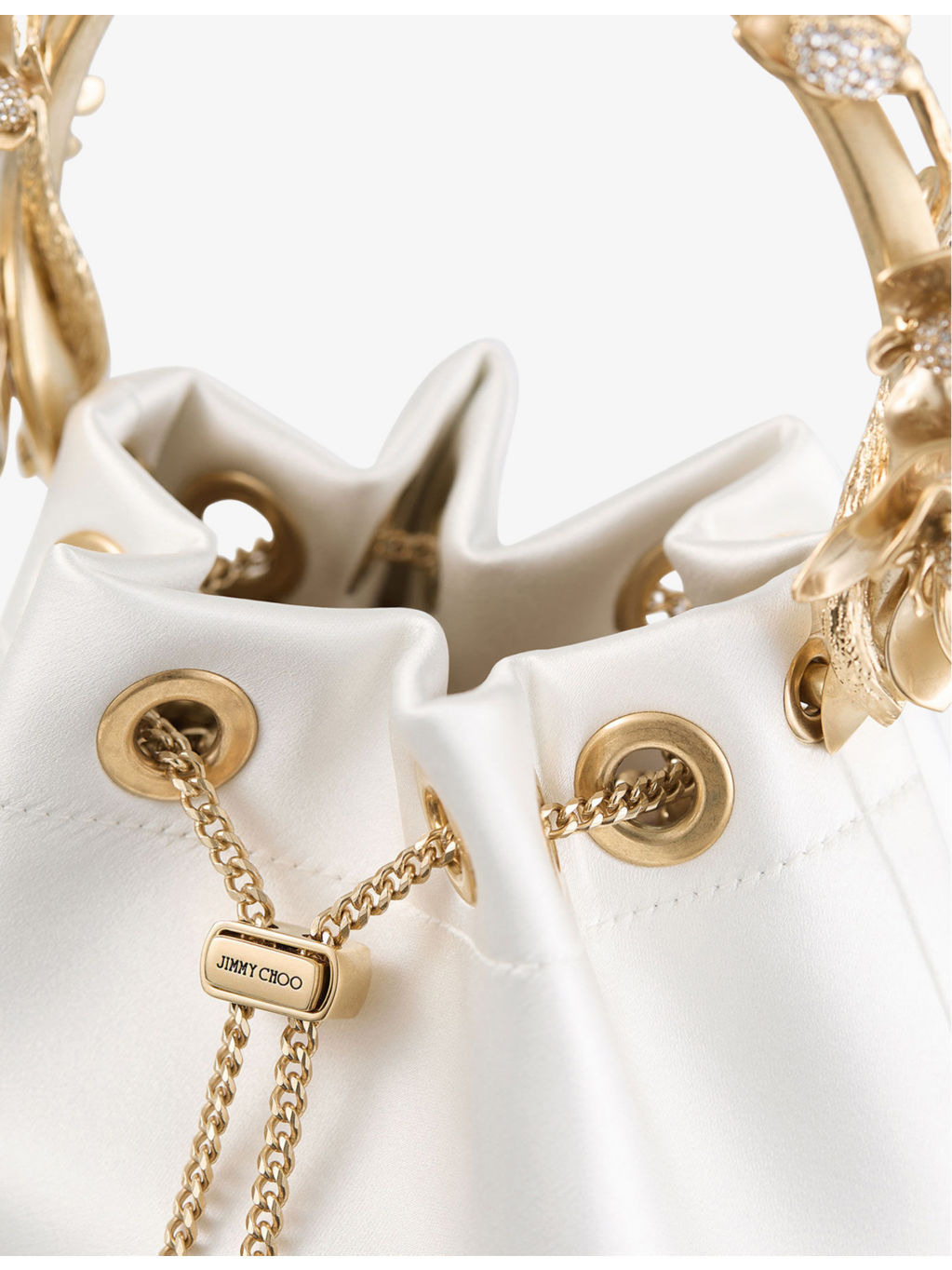 Bon Bon Flower-Embellished Satin Cross-Body Bag - 2