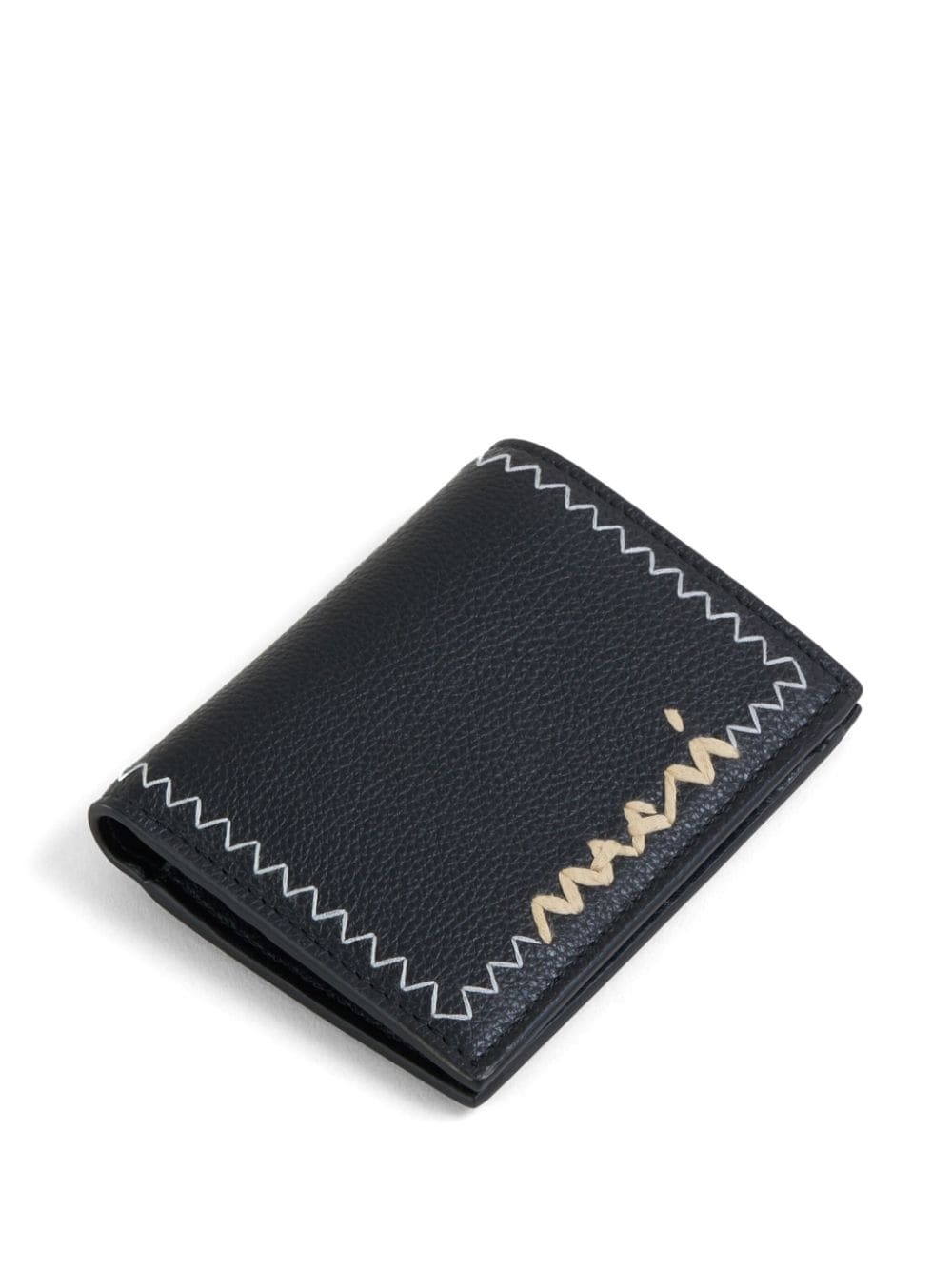 embroidered-logo wallet - 5