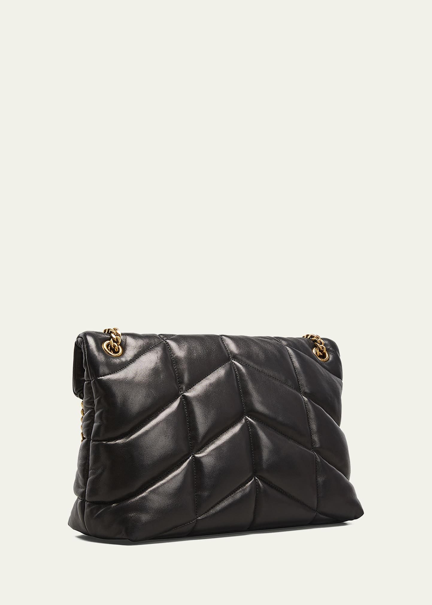 Loulou Medium Puffer Chain Shoulder Bag - 3