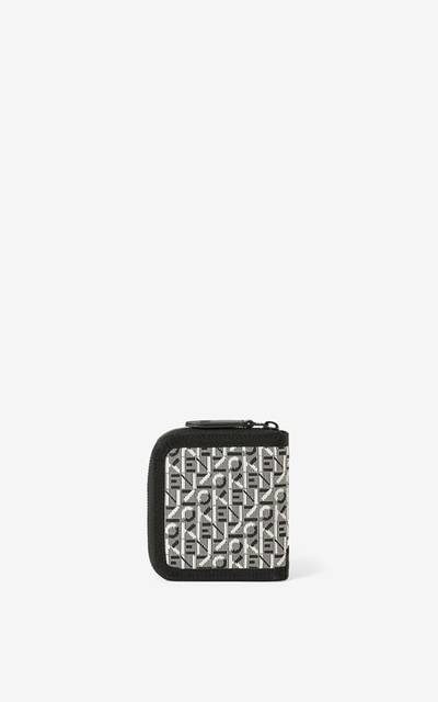 KENZO Courier small zipped jacquard wallet outlook