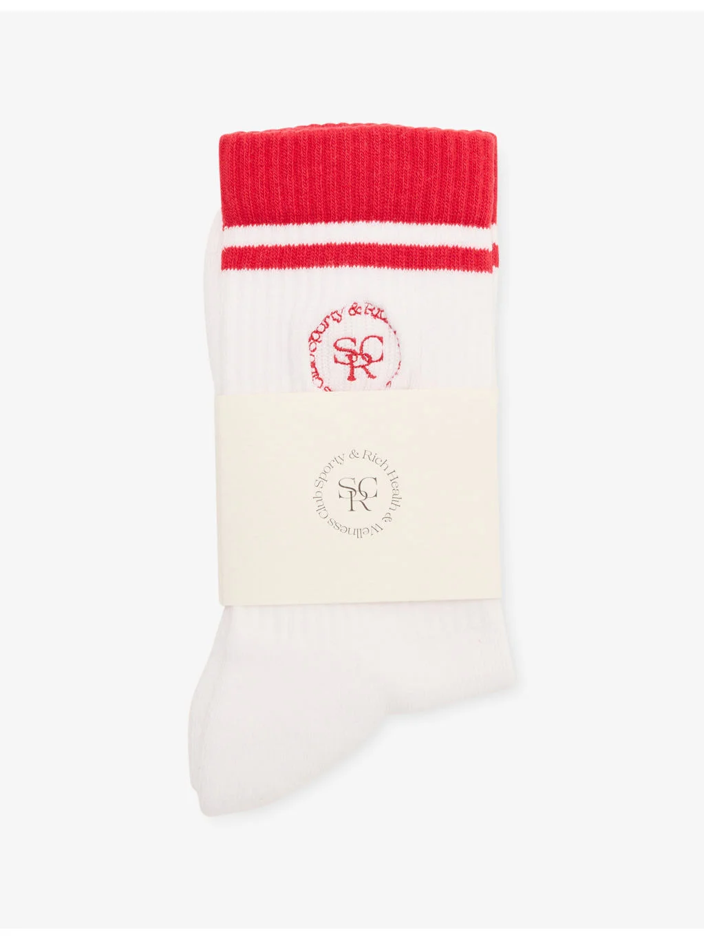 Brand-Embroidered Cotton-Blend Socks - 1
