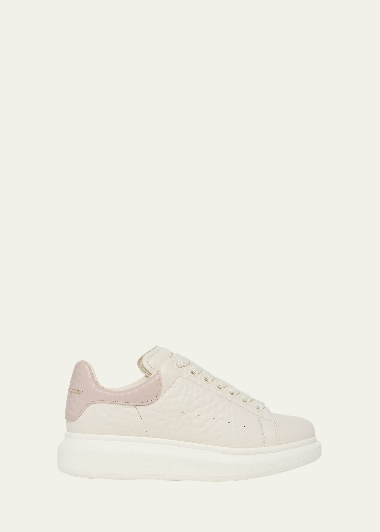 Oversized Leather Sneakers - 1