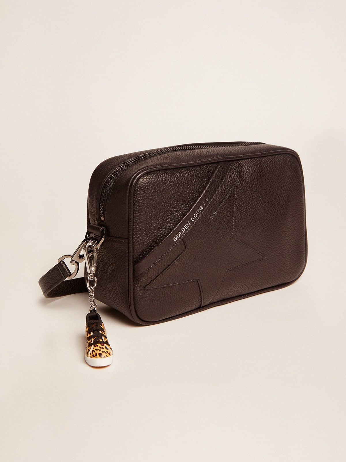 Women's Star bag in black leather - 5